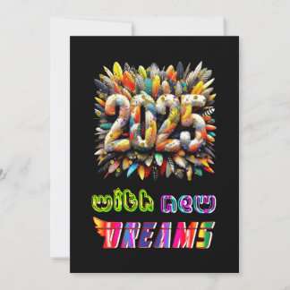 Cartes Pour Fêtes Annuelles 2025 Avec De Nouveaux Rêves