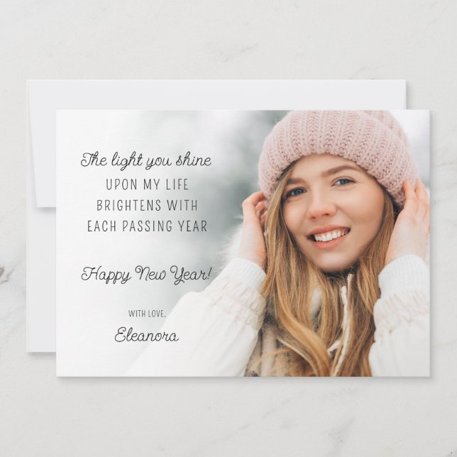 Cartes Pour Fêtes Annuelles 2025 Calendrier Photo Motivational (Devant)