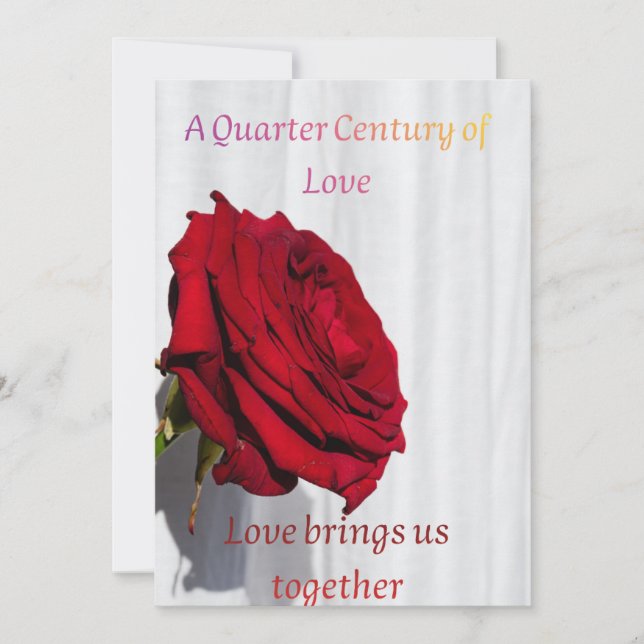 Cartes Pour Fêtes Annuelles 25th Wedding Anniversary Card for Parents – Silver (Devant)