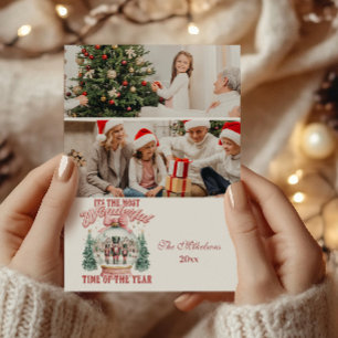 Cartes Pour Fêtes Annuelles 2 Photo Pink Nutcracker Christmas Wonderland Gloss