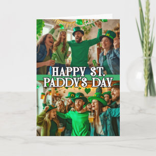 Cartes Pour Fêtes Annuelles 2 photos St Patrick's Day Shamrock Irish Celtic