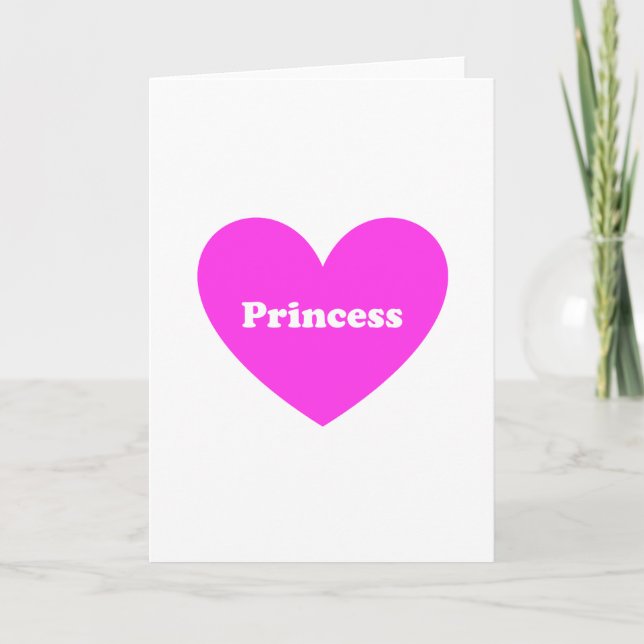 Cartes Pour Fêtes Annuelles 2e princesse (Devant)