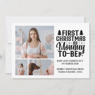 Cartes Pour Fêtes Annuelles 3 Photo Maman à Noël Annonce de grossesse 