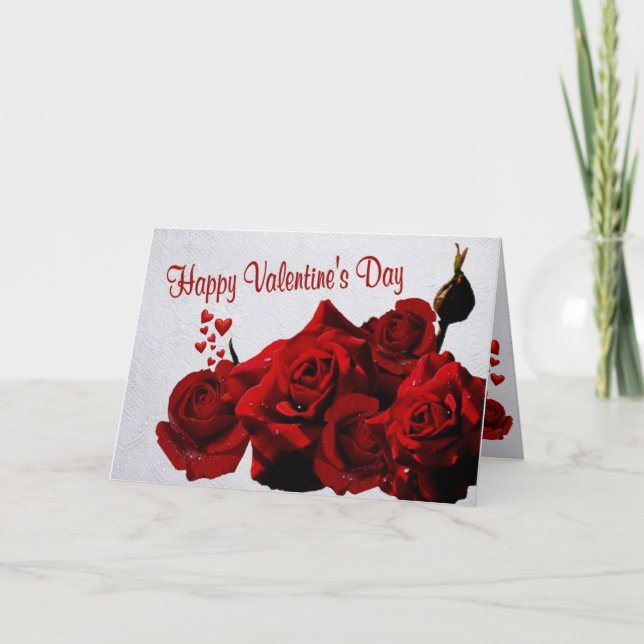 Cartes Pour Fêtes Annuelles 3. Quand je compte mes bénédictions Saint Valentin (Devant)