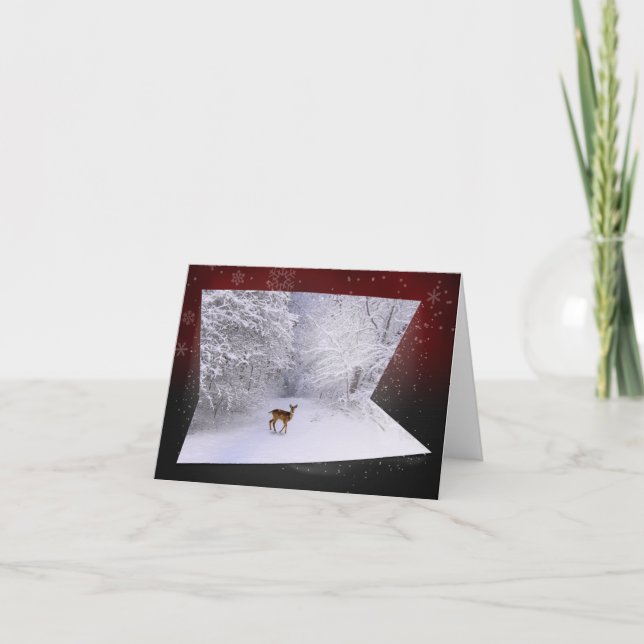 Cartes Pour Fêtes Annuelles 3D l'illusion "Milou rêve " (Devant)