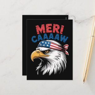 Cartes Pour Fêtes Annuelles 4 juillet Aigle Liberté Patriotique