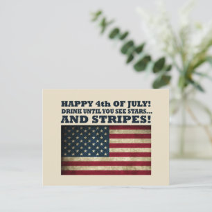 Cartes Pour Fêtes Annuelles 4 juillet drôle