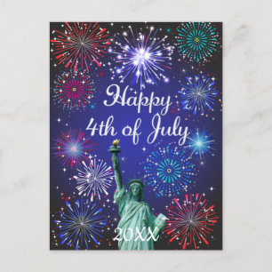 Cartes Pour Fêtes Annuelles 4 juillet heureux
