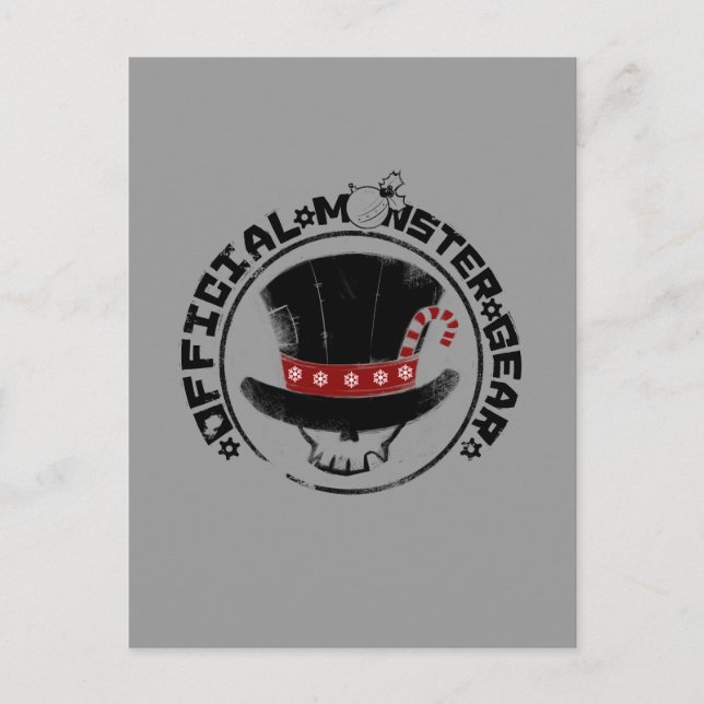 Cartes Pour Fêtes Annuelles 4 petits monstres - logo de vacances d'Andy (Devant)
