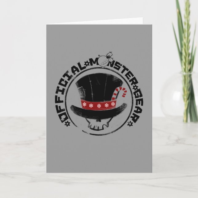 Cartes Pour Fêtes Annuelles 4 petits monstres - logo de vacances d'Andy (Devant)