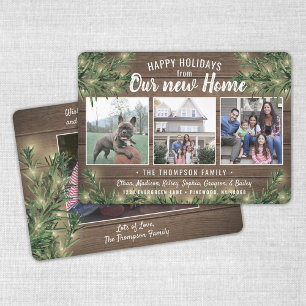 Cartes Pour Fêtes Annuelles 4 Photo N'Importe Quel Texte Nouveau Accueil Lumiè