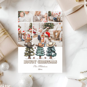 Cartes Pour Fêtes Annuelles 4 photo Western Howdy Christmas
