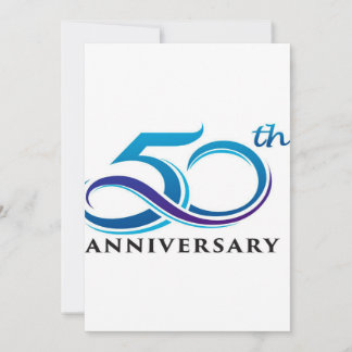 Cartes Pour Fêtes Annuelles 50e anniversaire | Belle toile
