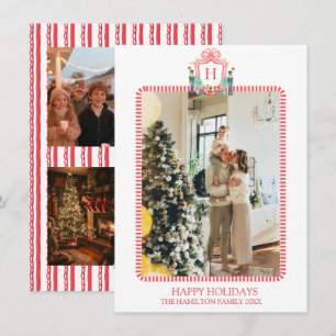 Cartes Pour Fêtes Annuelles 5 Photo Casse-noisette Monogramme Photo Grandmillé