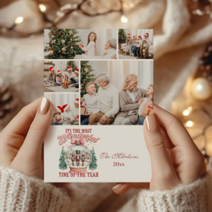 Cartes Pour Fêtes Annuelles 5 Photo Pink Nutcracker Christmas Wonderland Gloss