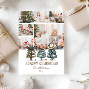 Cartes Pour Fêtes Annuelles 5 photo Western Howdy Christmas