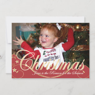 Cartes Pour Fêtes Annuelles 5x7 Christmas Photo Card