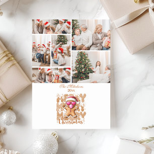 Cartes Pour Fêtes Annuelles 6 Photo Cute Gingerbread Joyeux Noël