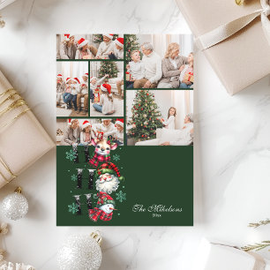 Cartes Pour Fêtes Annuelles 6 Photo Retro Père Noël & Amis Noël