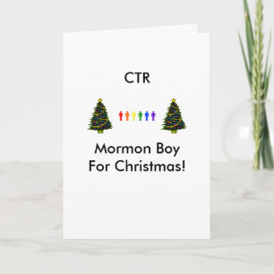 Cartes Pour Fêtes Annuelles 6g, arbre de noël, arbre de noël, CTRMormon B...