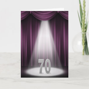 Cartes Pour Fêtes Annuelles 70e anniversaire mariage sous les projecteurs