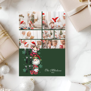 Cartes Pour Fêtes Annuelles 7 Photo Retro Père Noël & Amis Noël