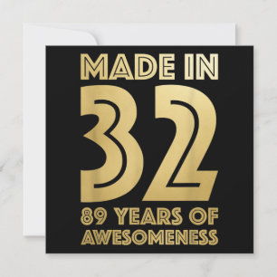Cartes Pour Fêtes Annuelles 89e anniversaire Cadeaux   Cadeaux grand-père  Cad