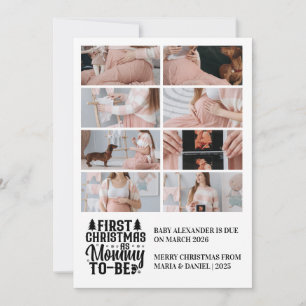 Cartes Pour Fêtes Annuelles 8 Photo Mommy to be Christmas Pregancy