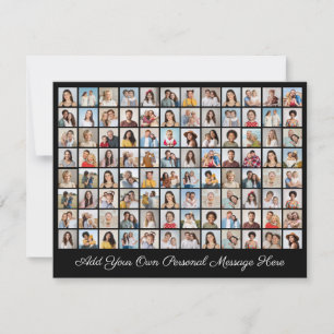 Cartes Pour Fêtes Annuelles 96 Photo Collage Ajoutez Votre Propre Salutation