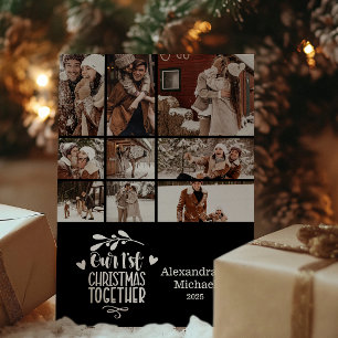 Cartes Pour Fêtes Annuelles 9 Photo Minimaliste Premier Noël Ensemble
