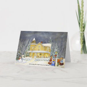 Cartes Pour Fêtes Annuelles A-Caroling nous irons