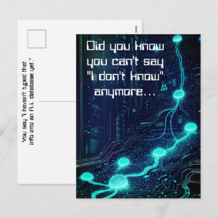 Cartes Pour Fêtes Annuelles A.I. Pouvoir Essentiel Des Bases De Données Intell