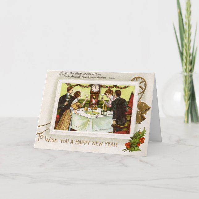 Cartes Pour Fêtes Annuelles À la votre ! (Devant)