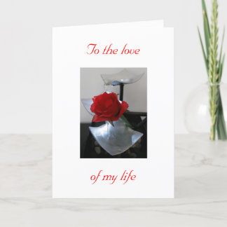 Cartes Pour Fêtes Annuelles À l'amour de ma vie