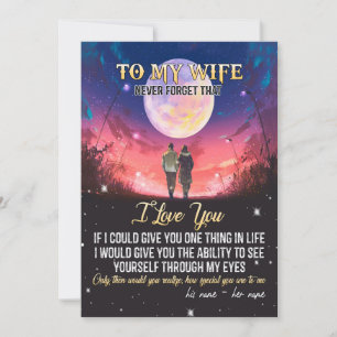 Cartes Pour Fêtes Annuelles À ma femme Lettre À Ma Femme Amour Du Mari