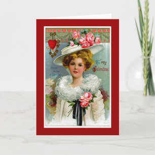 Cartes Pour Fêtes Annuelles À ma Saint-Valentin victorienne