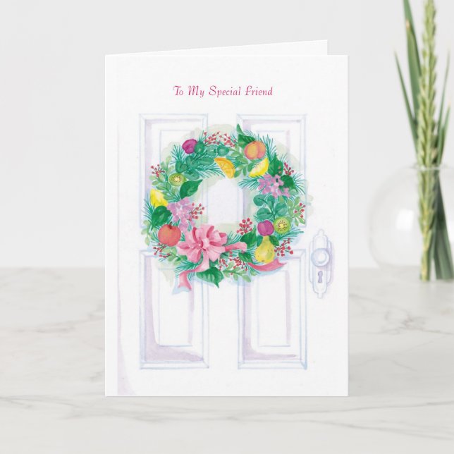 Cartes Pour Fêtes Annuelles À mon ami spécial (Devant)