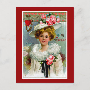 Cartes Pour Fêtes Annuelles À mon Valentine victorien