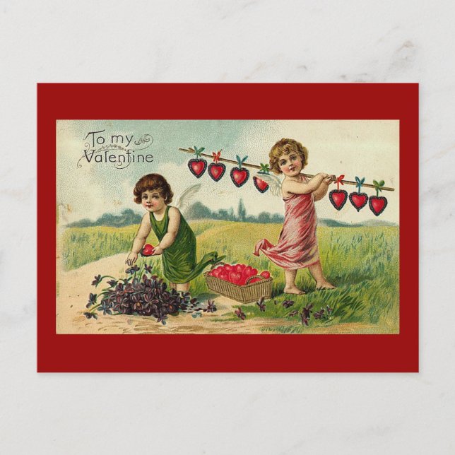 Cartes Pour Fêtes Annuelles À My Valentine (12) (Devant)