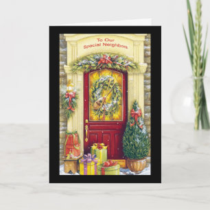 Cartes Pour Fêtes Annuelles À nos voisins spéciaux