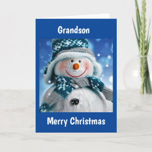 CARTES POUR FÊTES ANNUELLES À NOTRE *PETIT-FILS* AMUSE-TOI À NOËL