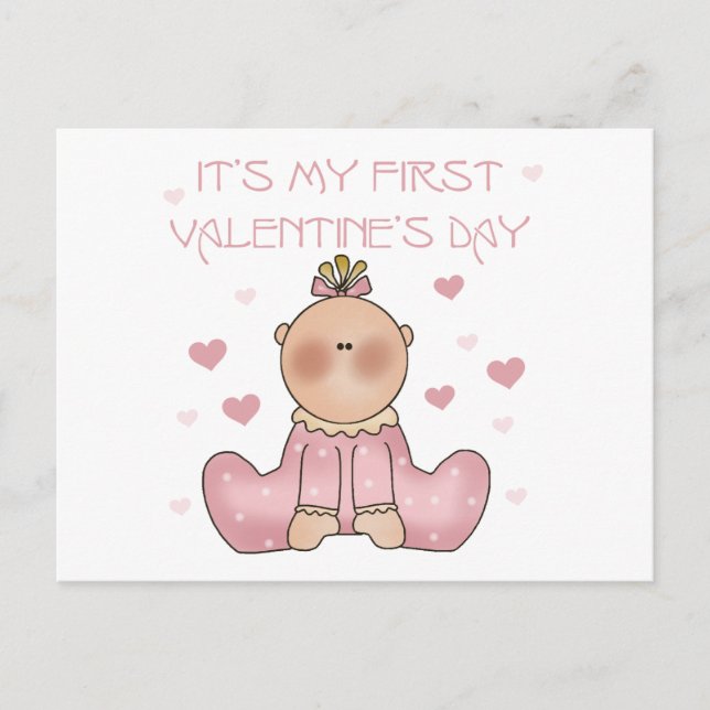 Cartes Pour Fêtes Annuelles Ă?re Saint-Valentin de bébé (Devant)