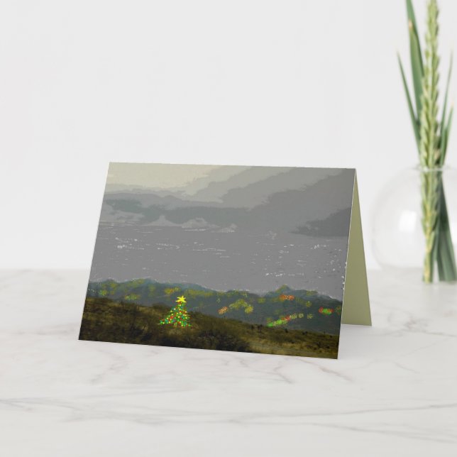 Cartes Pour Fêtes Annuelles À travers les milles (Devant)