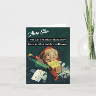Cartes Pour Fêtes Annuelles À un bonbon près d'une nouvelle crise de nerfs pen