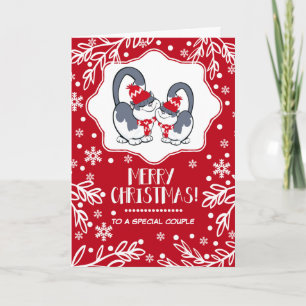Cartes Pour Fêtes Annuelles À un couple spécial à Noël