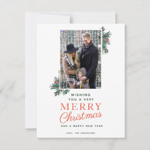 Cartes Pour Fêtes Annuelles A Very Merry Christmas photo Card