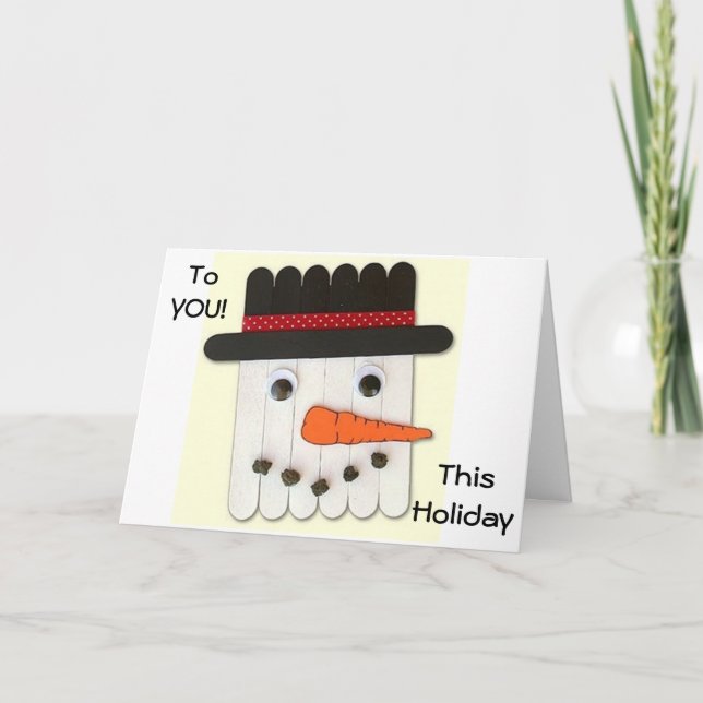 CARTES POUR FÊTES ANNUELLES À VOUS CE VACANCES/TOUTE L'ANNÉE À TRAVERS=VOUS AI (Devant)