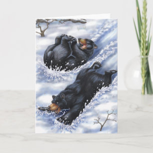 Cartes Pour Fêtes Annuelles A West Coast Christmas: Bears