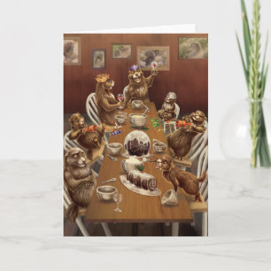 Cartes Pour Fêtes Annuelles A West Coast Christmas: Marmots