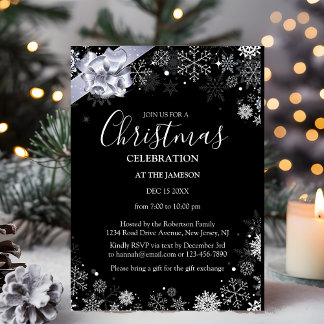 Cartes Pour Fêtes Annuelles A Winter Wonderland: Join Us for a Festive Christm